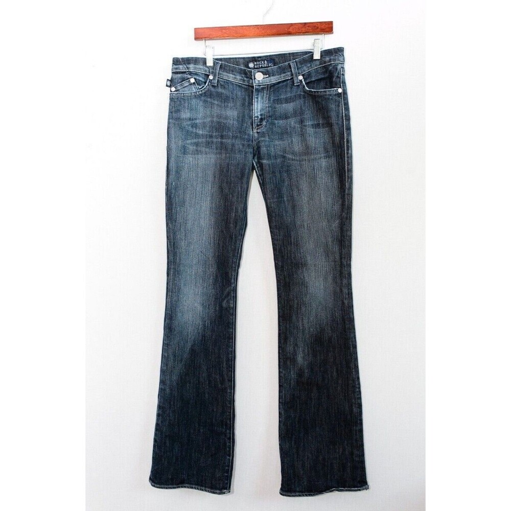 Rock & Republic Jeans 31 Kasandra Boot 31/35 Low Rise Denim